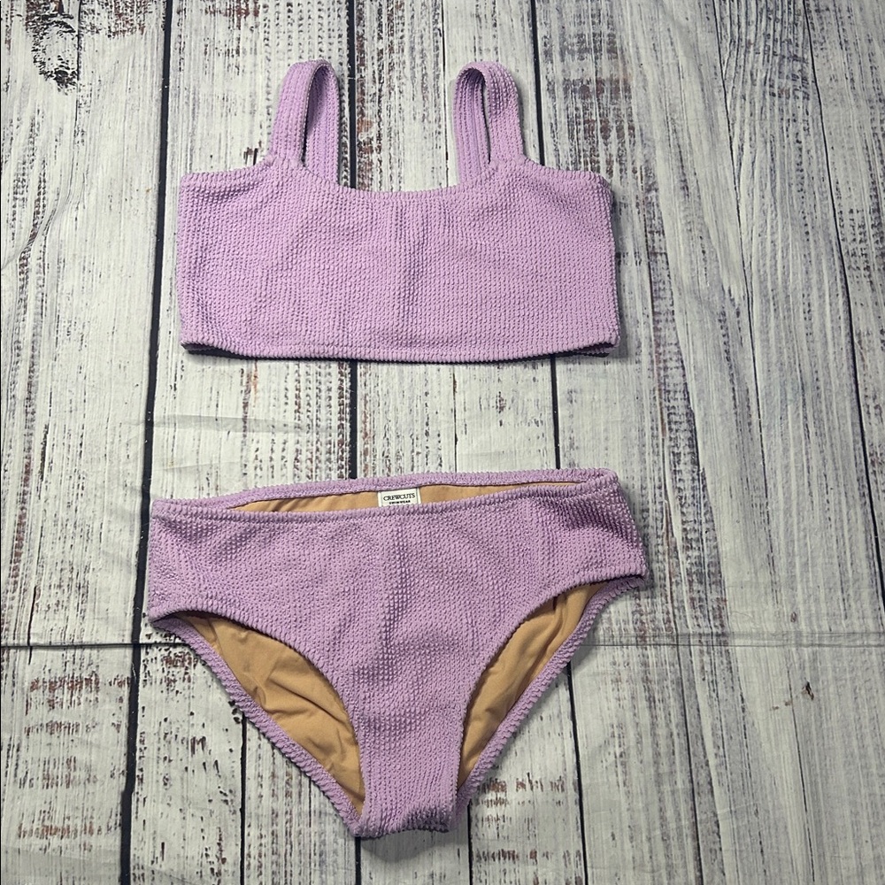 Crewcuts Lilac Textured Two-Piece Underwear Set - Picture 2 of 4